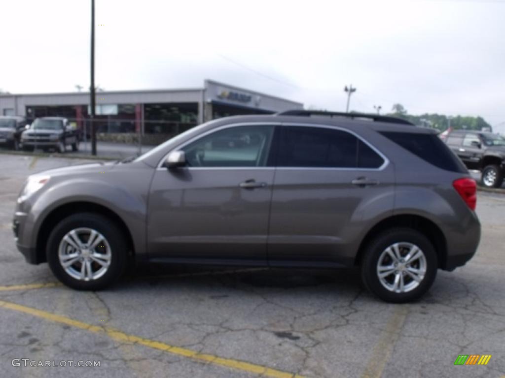 2010 Equinox LT - Mocha Steel Metallic / Jet Black photo #2