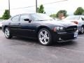 2009 Brilliant Black Crystal Pearl Dodge Charger R/T  photo #2