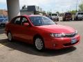 2009 Lightning Red Subaru Impreza 2.5i Premium Sedan  photo #3