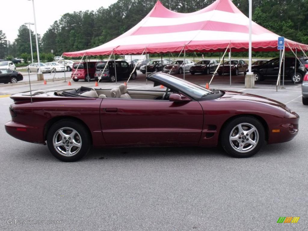 2002 Firebird Convertible - Maple Red Metallic / Camel photo #6