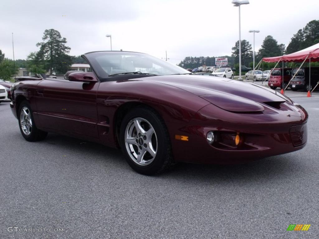 2002 Firebird Convertible - Maple Red Metallic / Camel photo #7