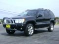 2004 Brillant Black Crystal Pearl Jeep Grand Cherokee Overland 4x4  photo #4