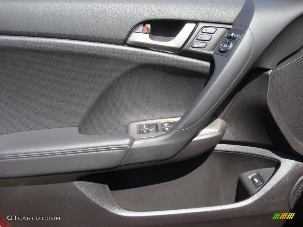 2009 TSX Sedan - Basque Red Pearl / Ebony photo #7