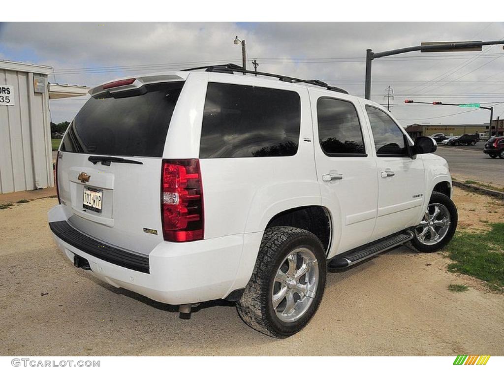 2007 Tahoe LTZ 4x4 - Summit White / Ebony photo #7