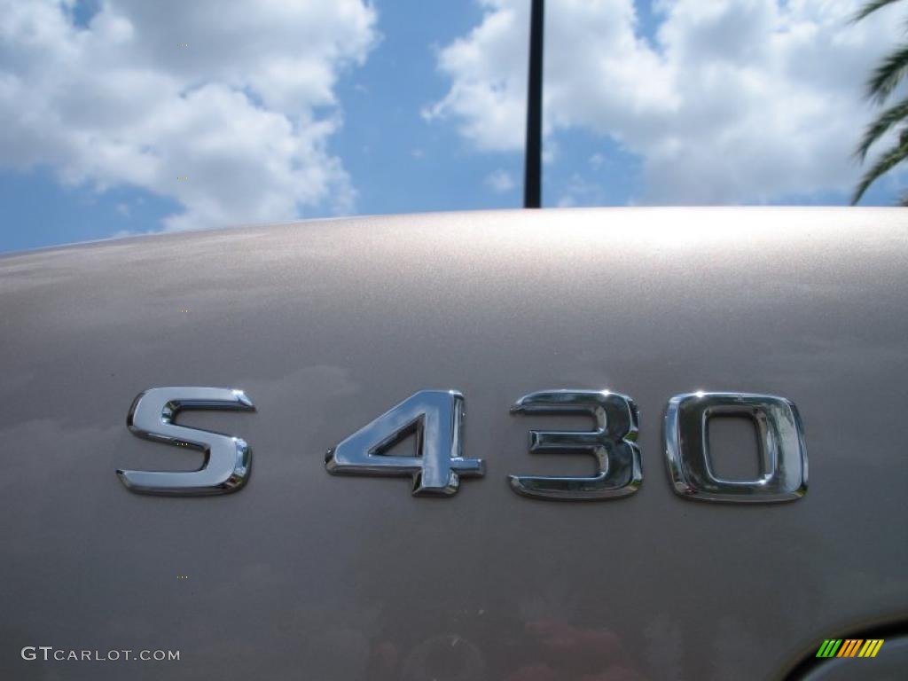 2003 S 430 Sedan - Desert Silver Metallic / Java photo #9