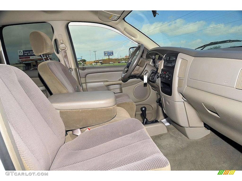 2005 Ram 3500 SLT Quad Cab 4x4 Dually - Bright White / Taupe photo #19