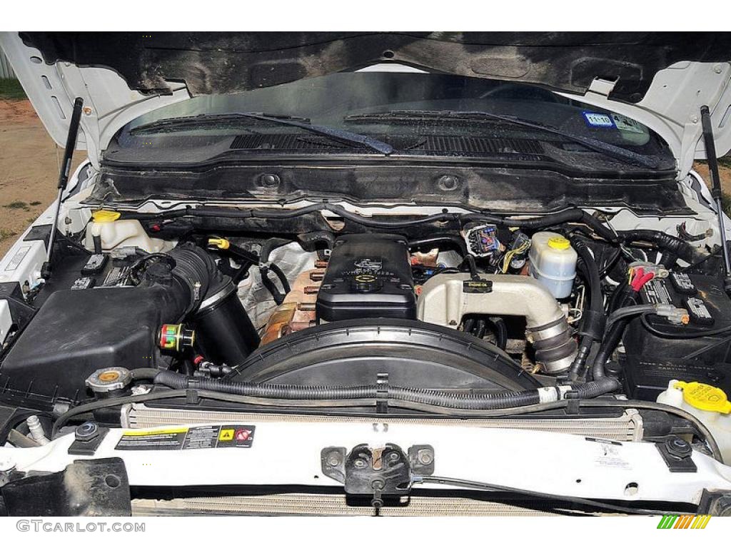 2005 Ram 3500 SLT Quad Cab 4x4 Dually - Bright White / Taupe photo #22