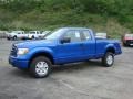 2010 Blue Flame Metallic Ford F150 STX SuperCab 4x4  photo #3