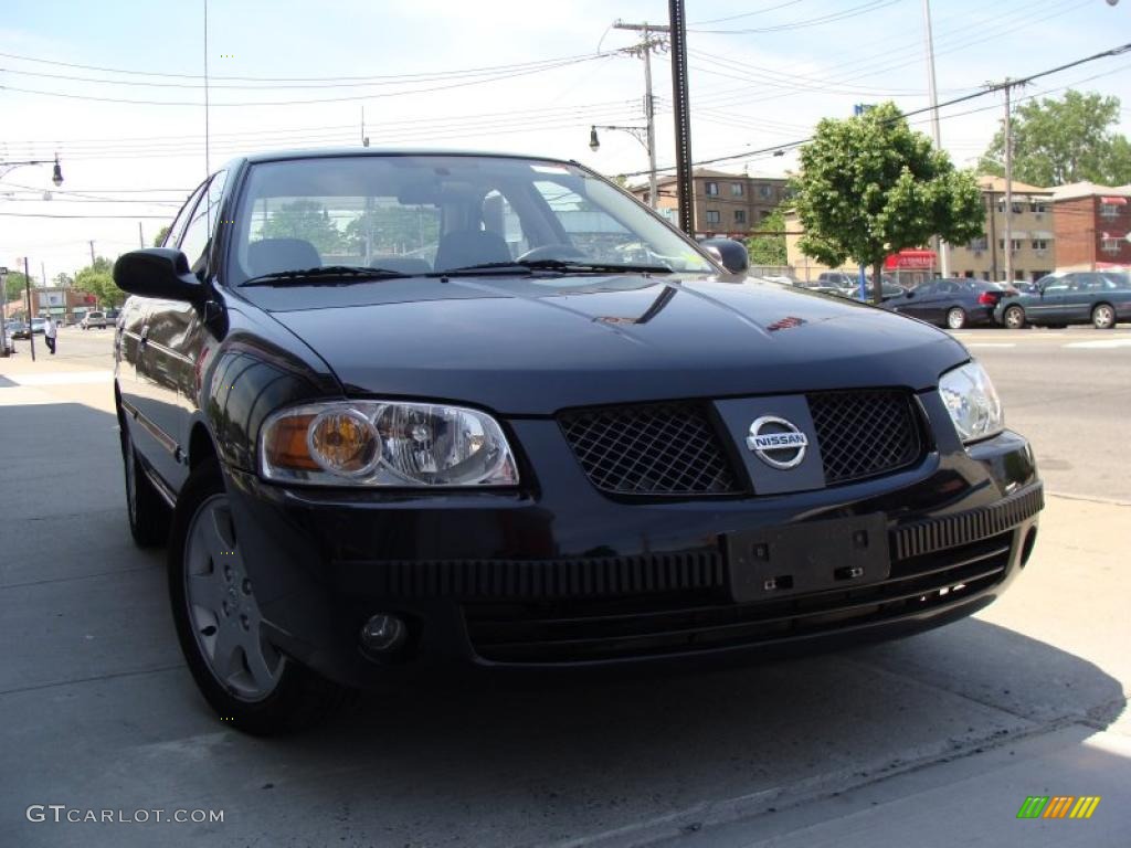 2005 Sentra 1.8 S Special Edition - Blackout / Charcoal photo #1