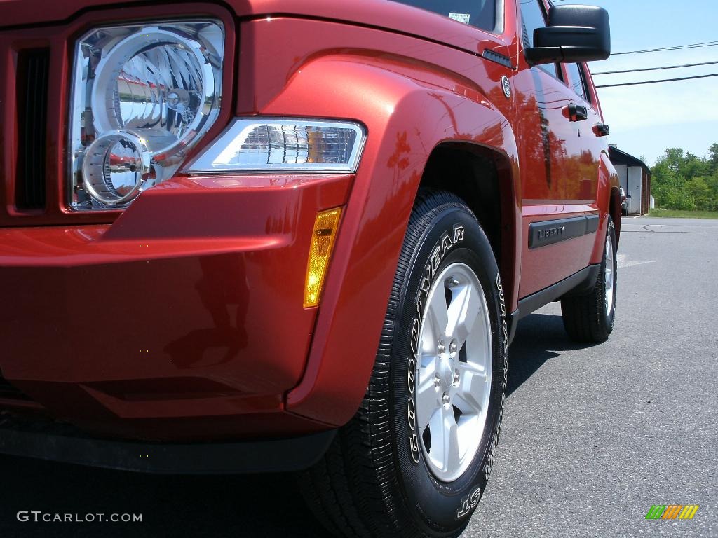 2010 Liberty Sport 4x4 - Sunburst Orange Pearl / Pastel Pebble Beige photo #2