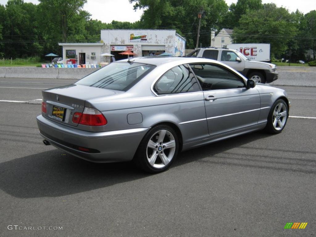 2004 3 Series 325i Coupe - Silver Grey Metallic / Black photo #3