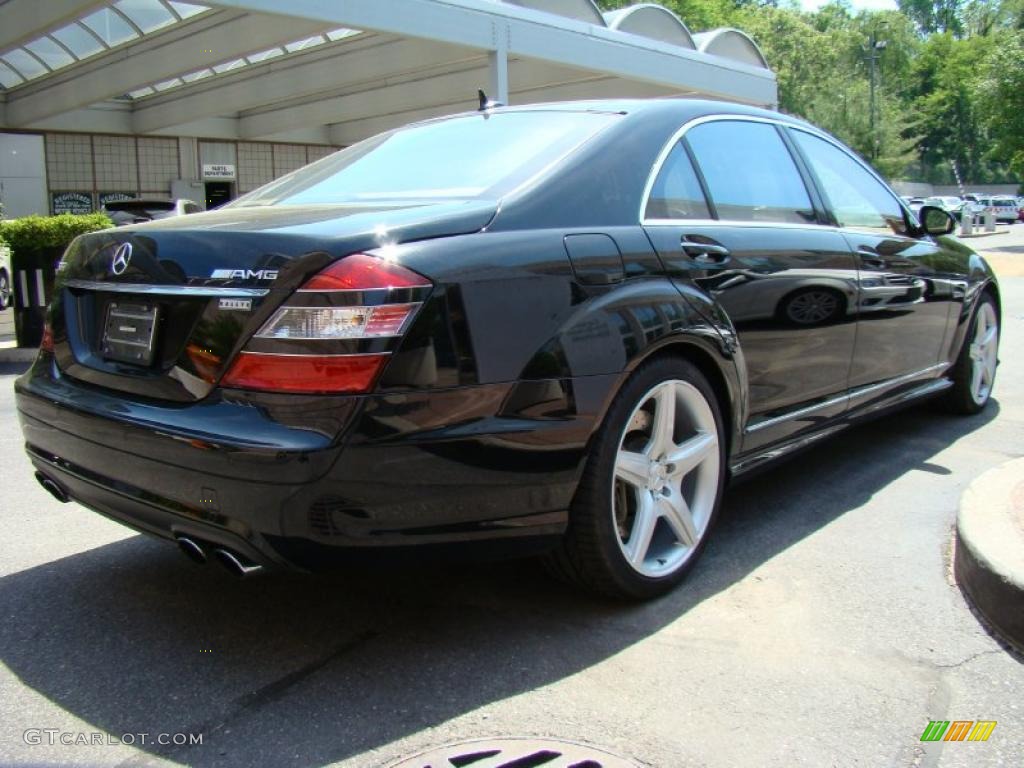 2008 S 63 AMG Sedan - Black / Cashmere/Savanna photo #5