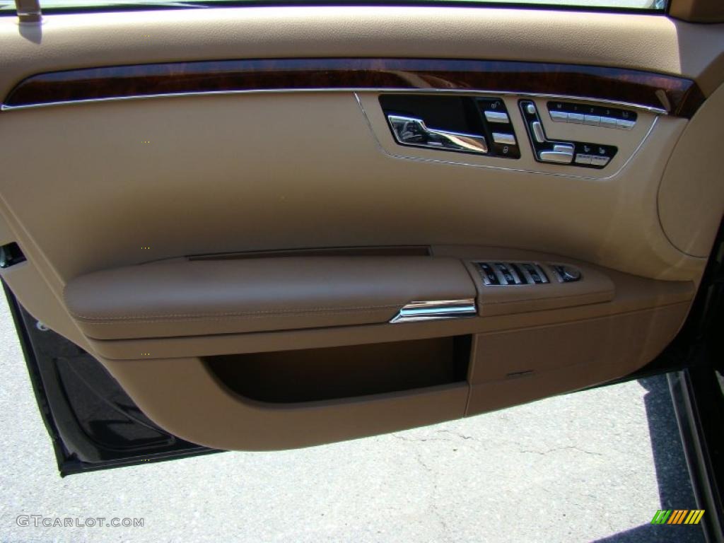 2008 S 63 AMG Sedan - Black / Cashmere/Savanna photo #7