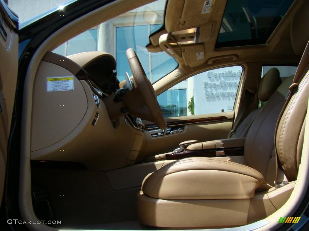 2008 S 63 AMG Sedan - Black / Cashmere/Savanna photo #9