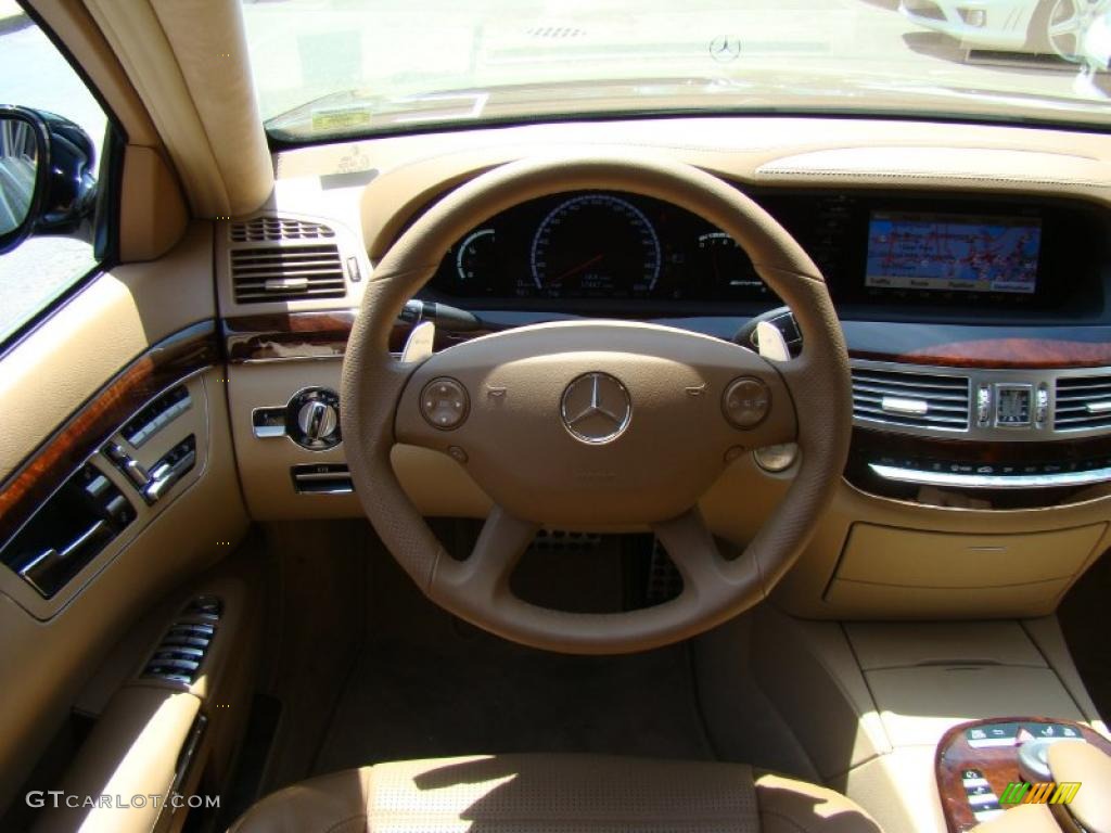 2008 S 63 AMG Sedan - Black / Cashmere/Savanna photo #11