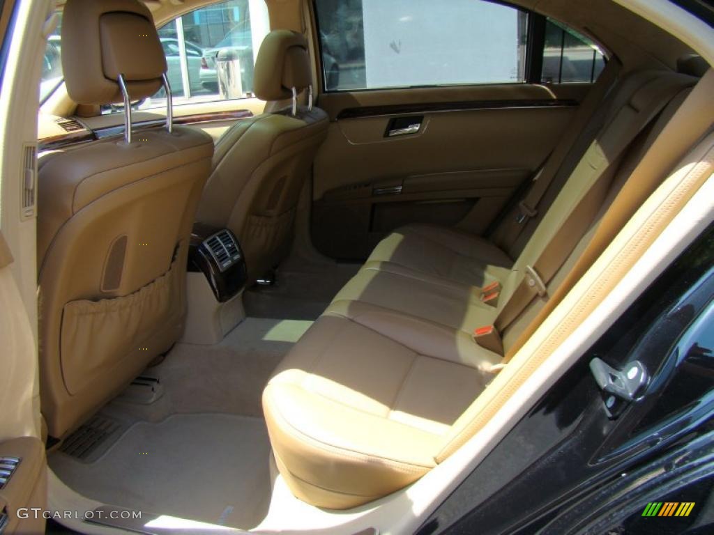 2008 S 63 AMG Sedan - Black / Cashmere/Savanna photo #12
