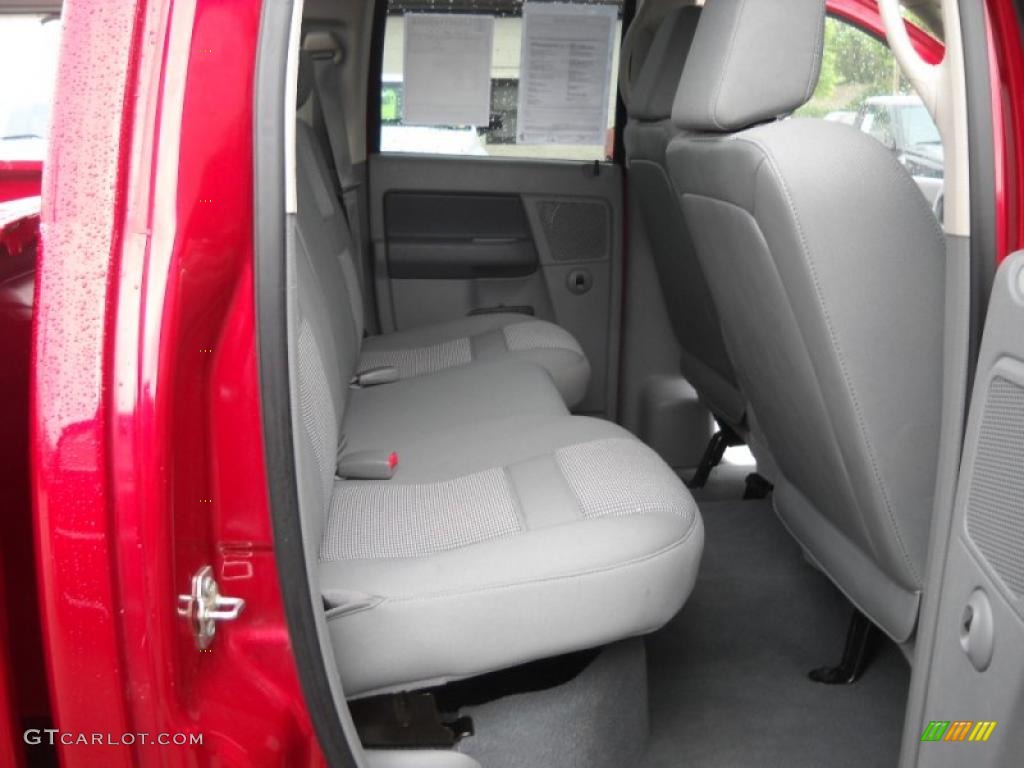 2007 Ram 1500 Big Horn Edition Quad Cab 4x4 - Inferno Red Crystal Pearl / Medium Slate Gray photo #26