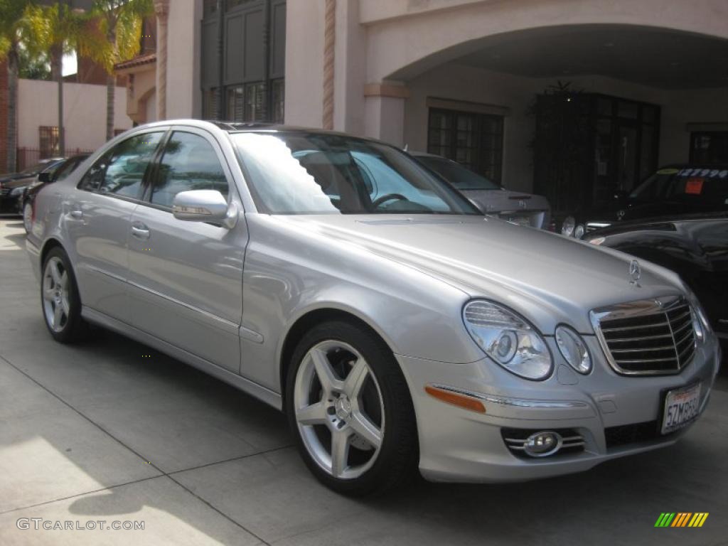 2008 E 350 Sedan - Iridium Silver Metallic / Cashmere photo #1