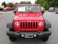 2010 Flame Red Jeep Wrangler Sport 4x4  photo #6