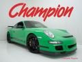 Green/Black 2008 Porsche 911 GT3 RS