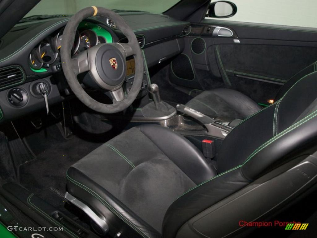 2008 911 GT3 RS - Green/Black / Black Full Leather photo #10