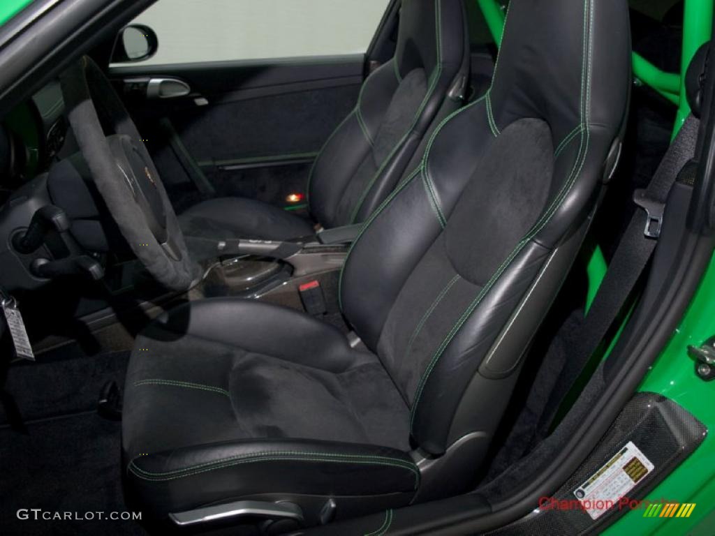 2008 911 GT3 RS - Green/Black / Black Full Leather photo #12