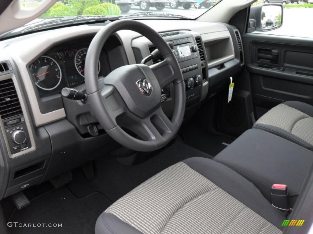 2010 Ram 1500 ST Quad Cab 4x4 - Stone White / Dark Slate/Medium Graystone photo #25