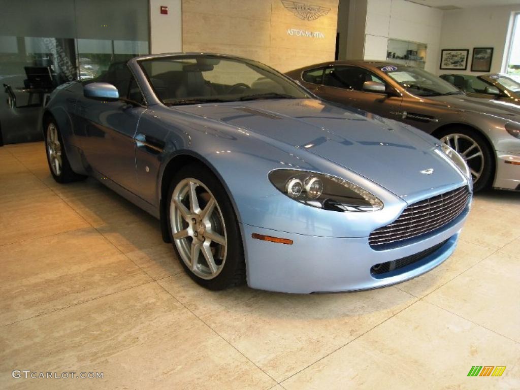 Glacial Blue 2 Aston Martin V8 Vantage