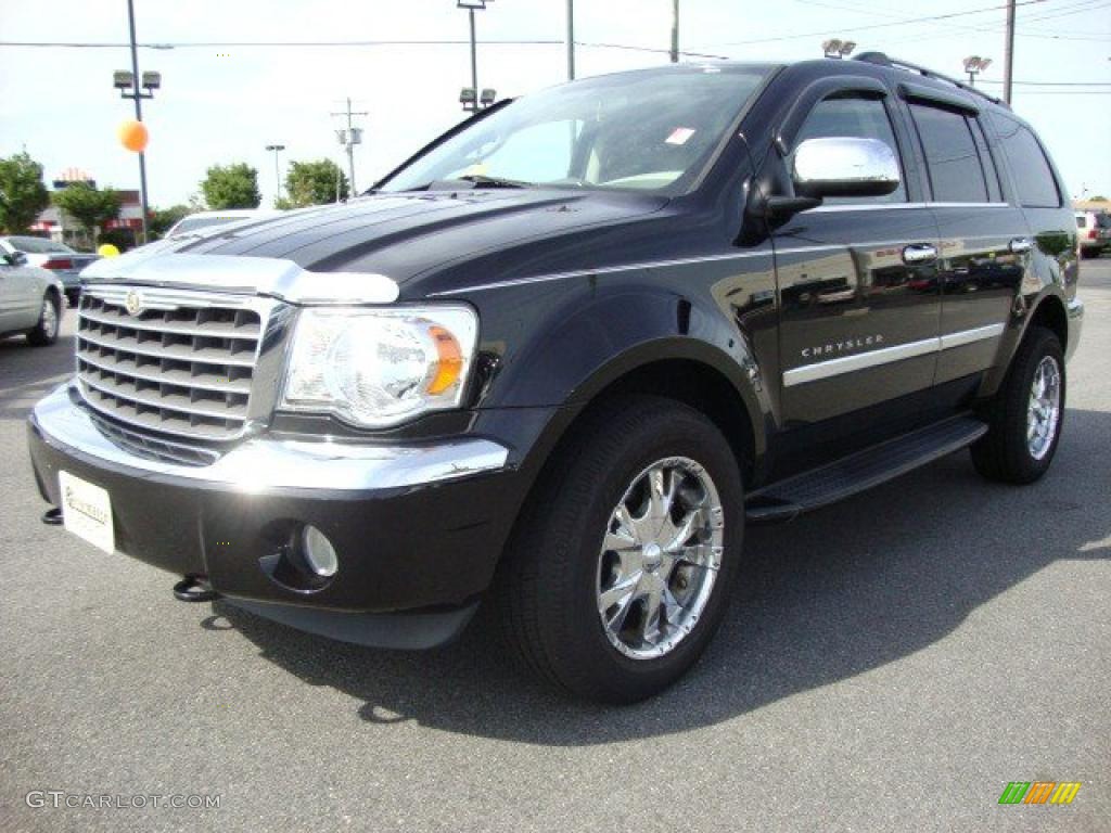 2007 Aspen Limited 4WD - Brilliant Black Crystal Pearl / Dark Khaki/Light Graystone photo #1