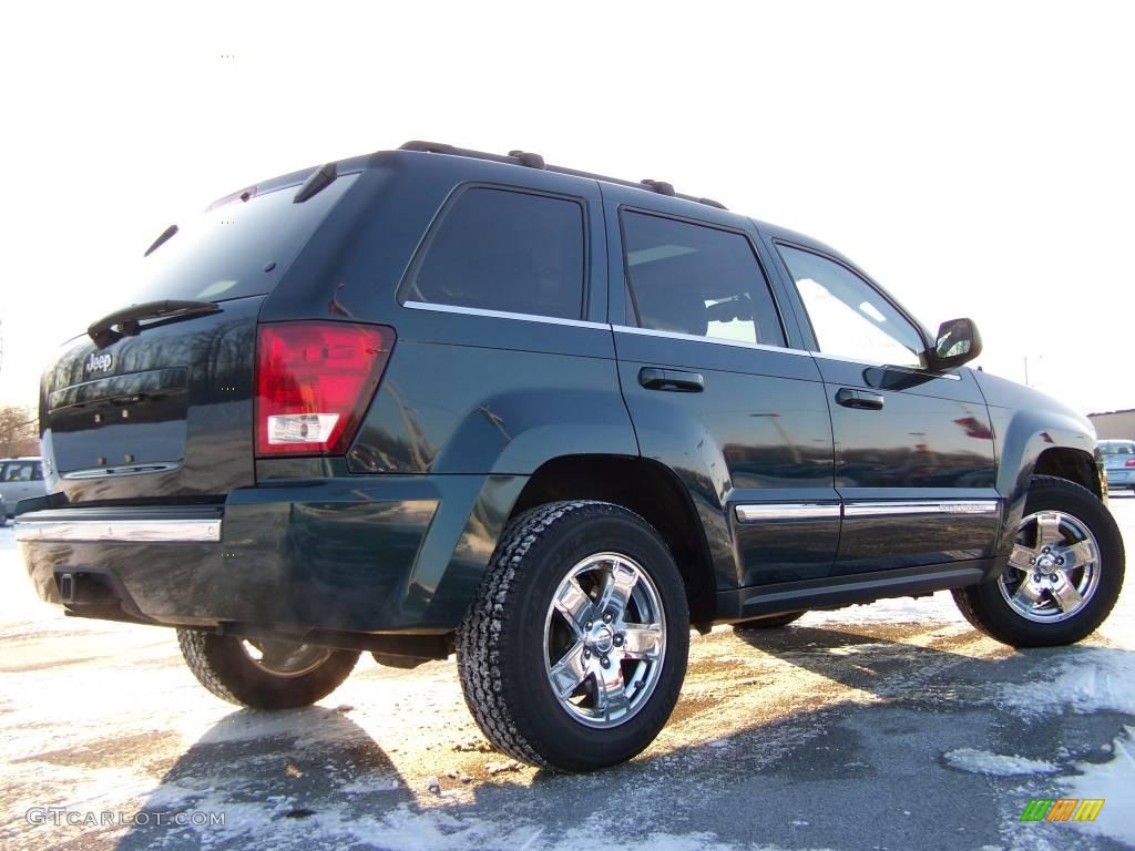 2006 Grand Cherokee Limited 4x4 - Deep Beryl Green Pearl / Khaki photo #4