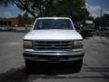 1997 Oxford White Ford F350 XL Regular Cab Dually Chassis Flat Bed  photo #8