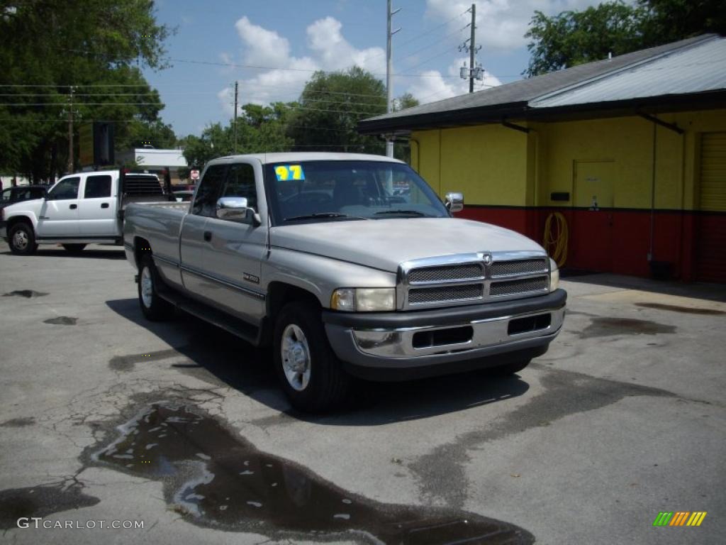 1997 Ram 2500 Laramie Extended Cab - Light Driftwood Metallic / Gray photo #1