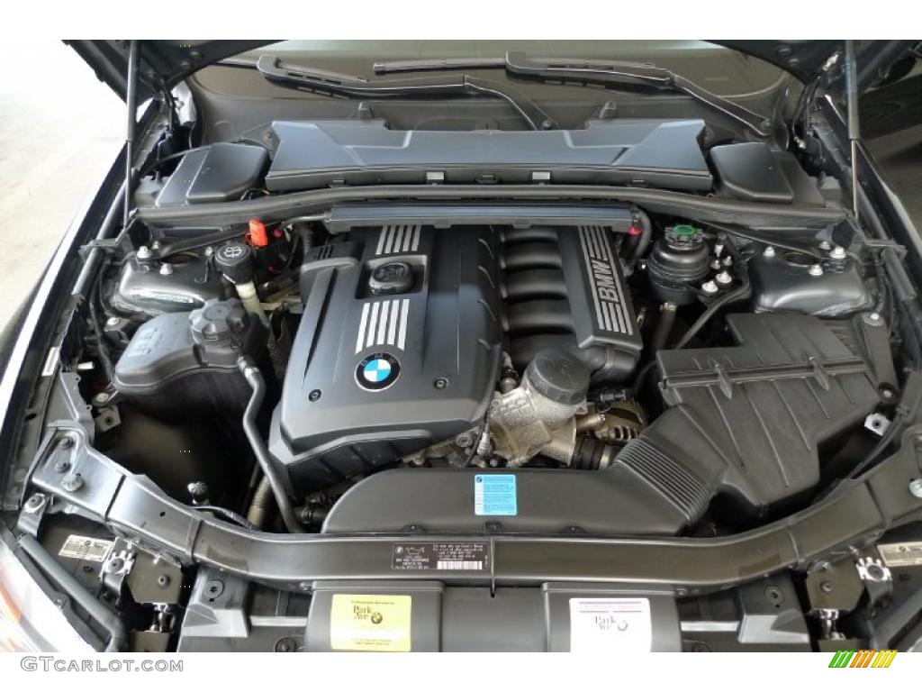 2008 3 Series 328xi Sedan - Jet Black / Black photo #21
