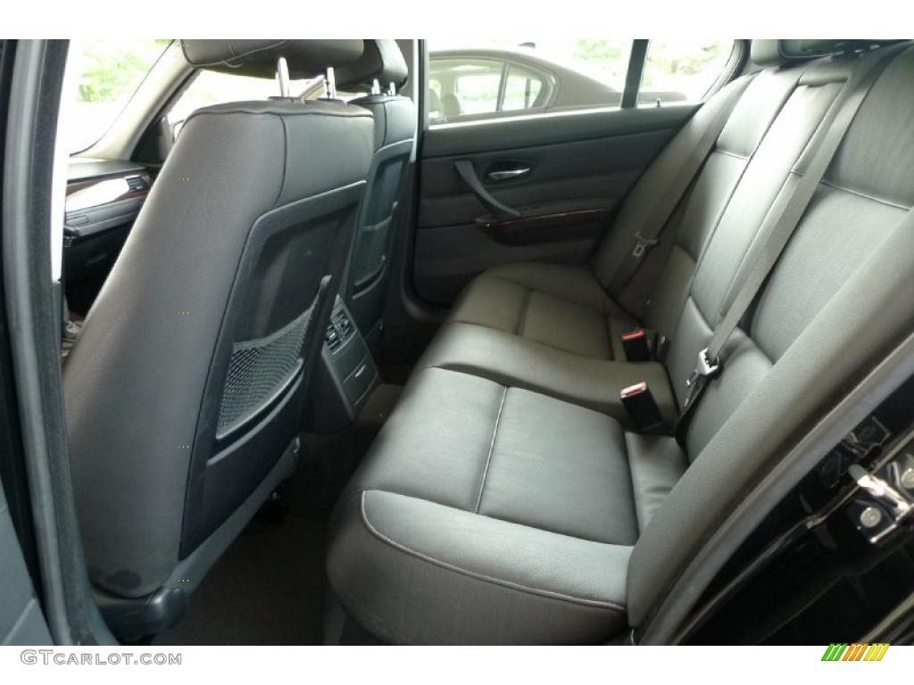 2008 3 Series 328xi Sedan - Jet Black / Black photo #28