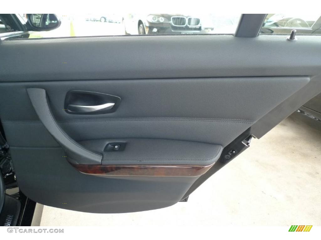 2008 3 Series 328xi Sedan - Jet Black / Black photo #30
