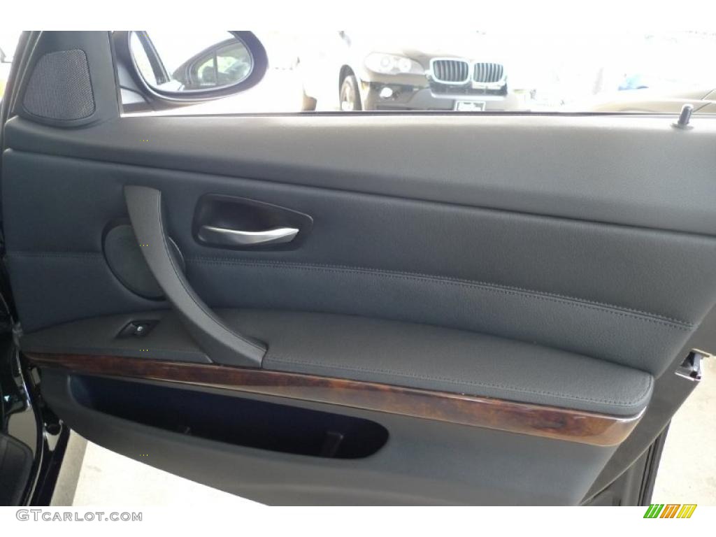 2008 3 Series 328xi Sedan - Jet Black / Black photo #35