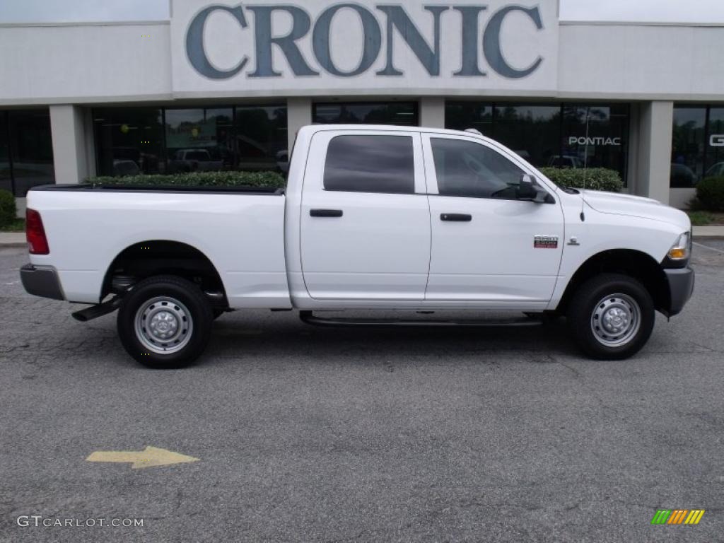 2010 Ram 2500 ST Crew Cab 4x4 - Bright White / Dark Slate/Medium Graystone photo #1