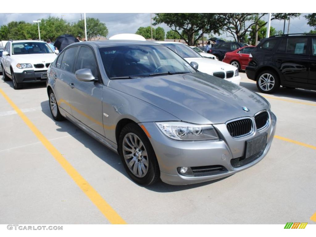 2009 3 Series 328i Sedan - Space Grey Metallic / Black photo #5