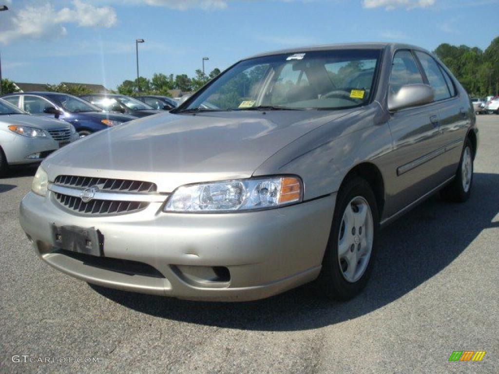 2000 Altima GXE - Brushed Pewter Metallic / Dusk Gray photo #1