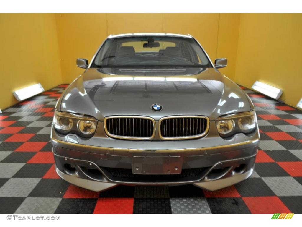 2003 7 Series 745Li Sedan - Titanium Grey Metallic / Basalt Grey/Flannel Grey photo #2