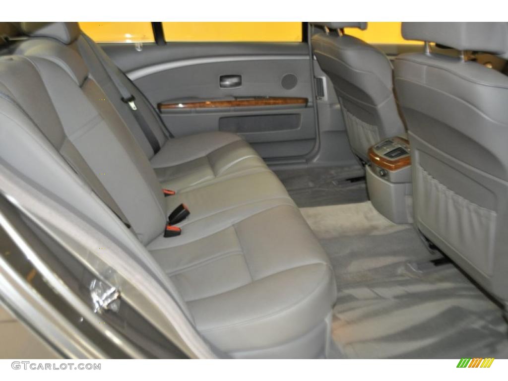 2003 7 Series 745Li Sedan - Titanium Grey Metallic / Basalt Grey/Flannel Grey photo #16