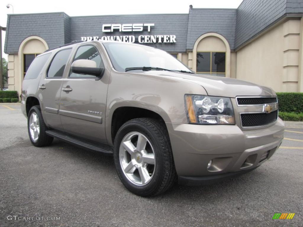 2007 Tahoe LTZ - Gold Mist Metallic / Light Cashmere/Ebony photo #1