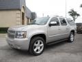 2008 Silver Birch Metallic Chevrolet Suburban 1500 LTZ  photo #3