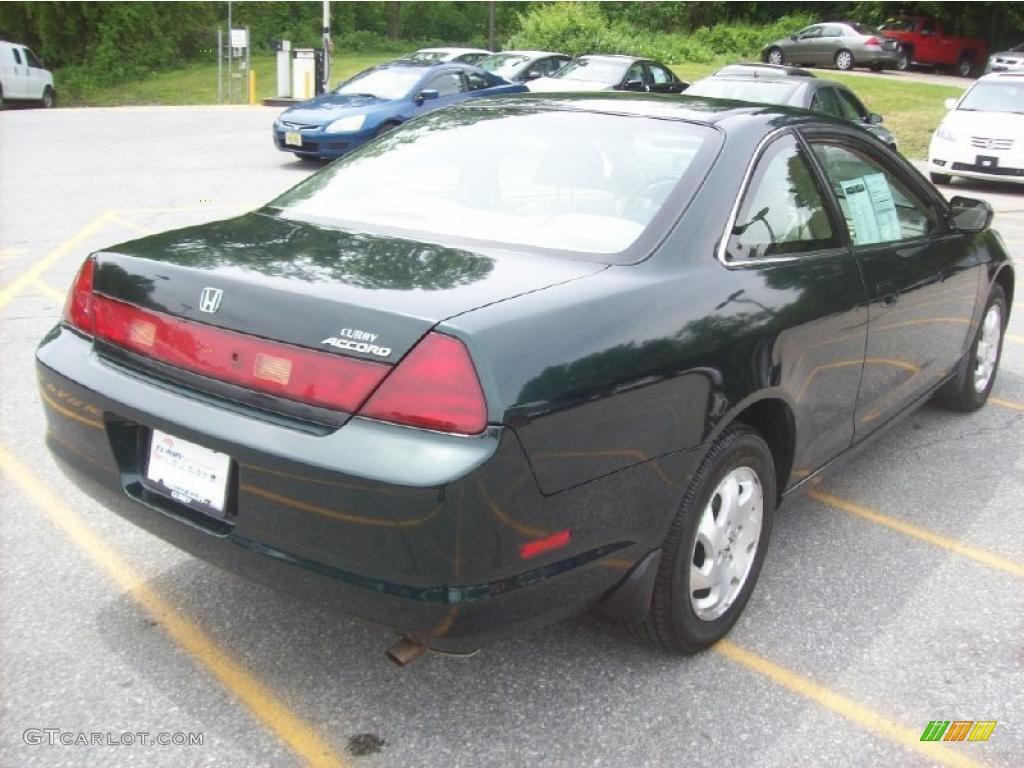 2000 Accord EX Coupe - Dark Emerald Pearl / Ivory photo #22