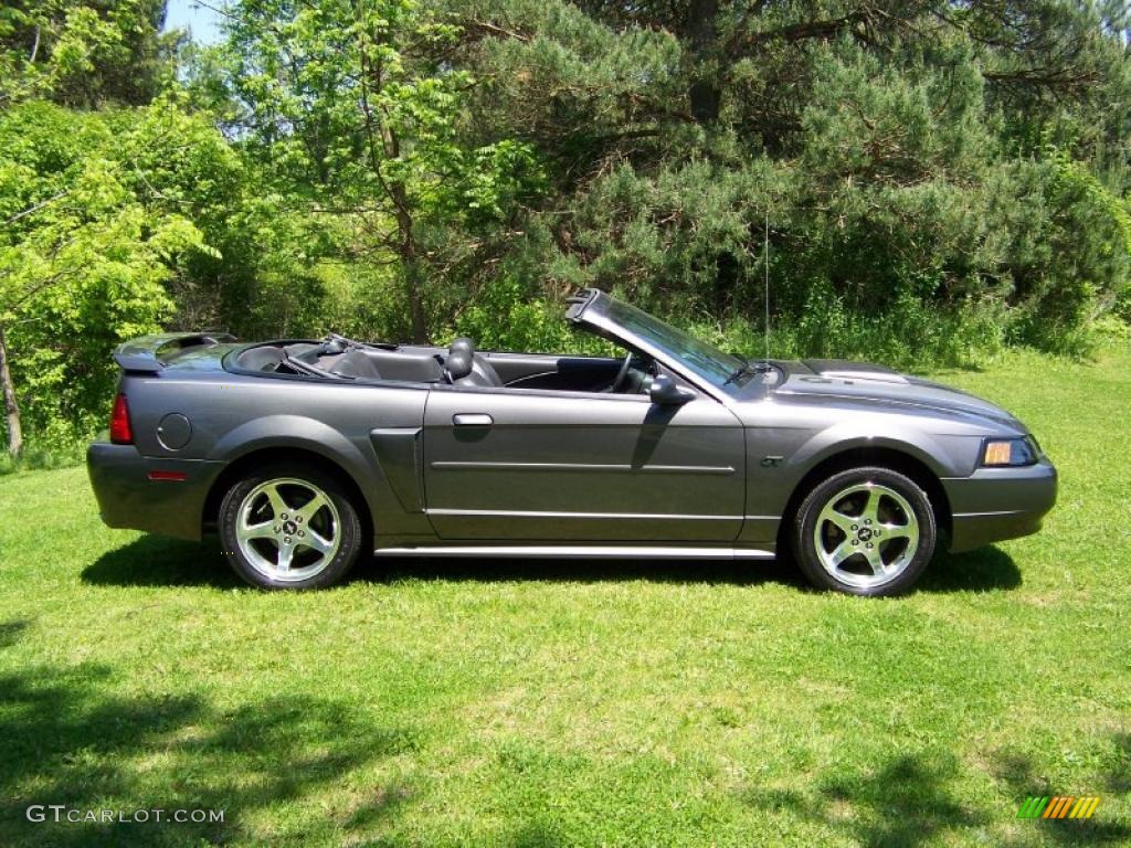 2003 Mustang GT Convertible - Dark Shadow Grey Metallic / Dark Charcoal photo #4