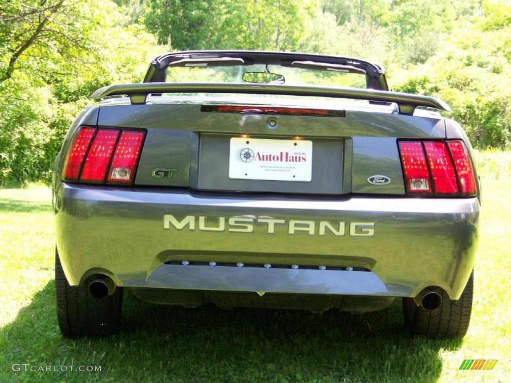2003 Mustang GT Convertible - Dark Shadow Grey Metallic / Dark Charcoal photo #6