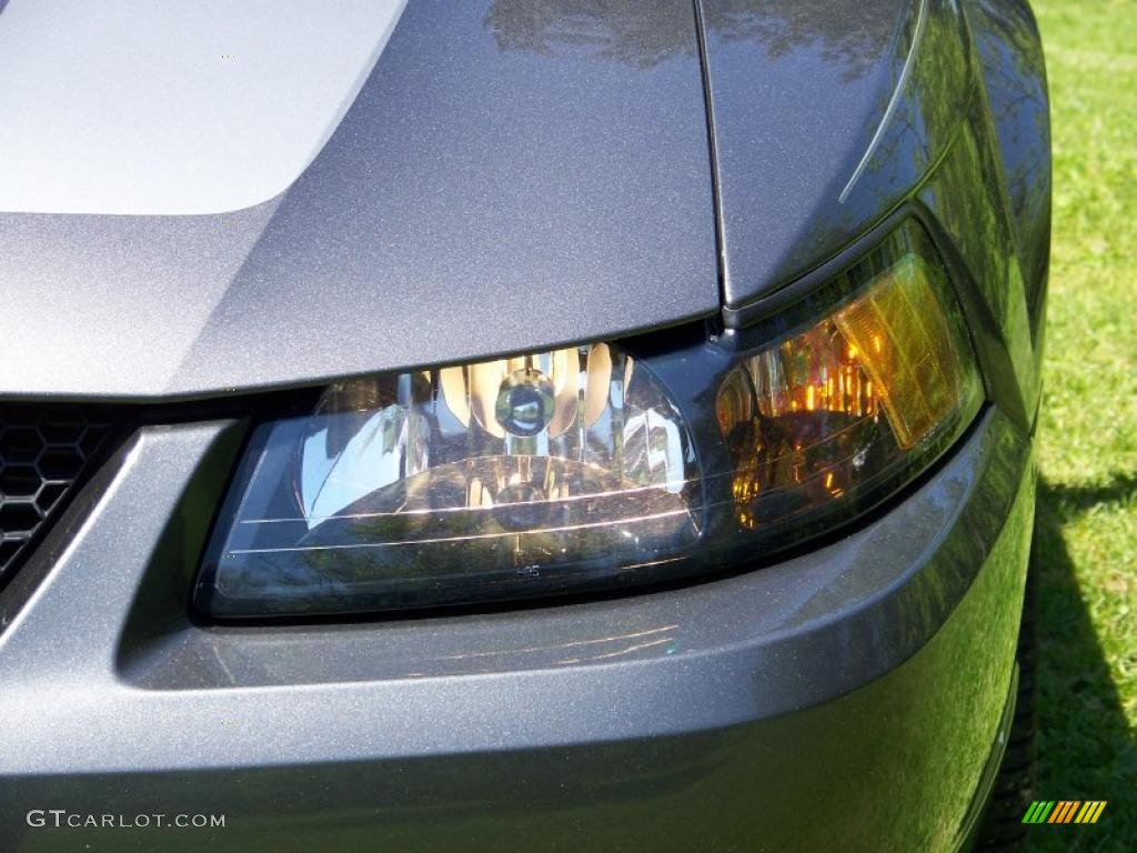 2003 Mustang GT Convertible - Dark Shadow Grey Metallic / Dark Charcoal photo #13