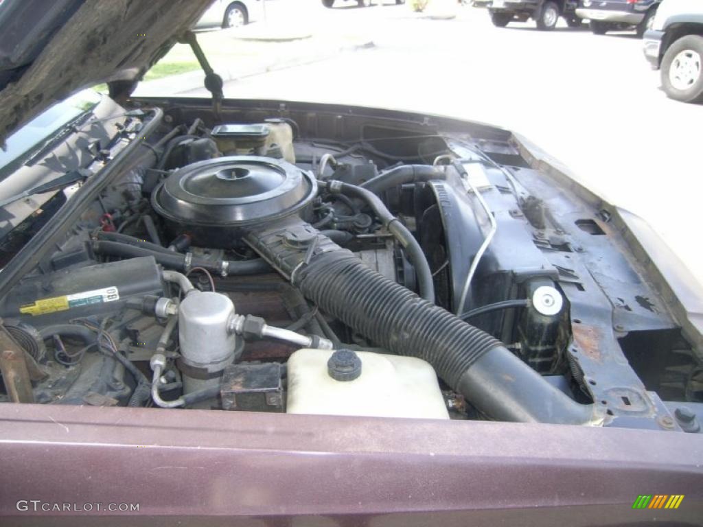 1987 Monte Carlo SS - Dark Maroon Metallic / Maroon photo #10