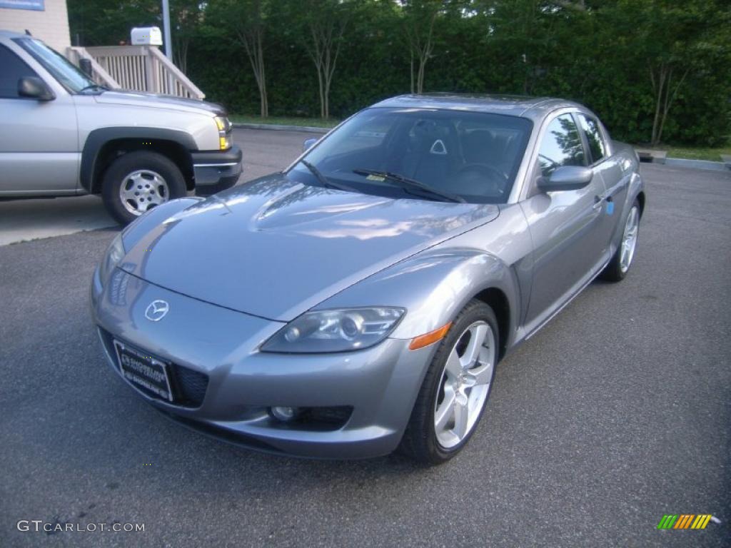 2004 RX-8 Sport - Titanium Gray Metallic / Black photo #1