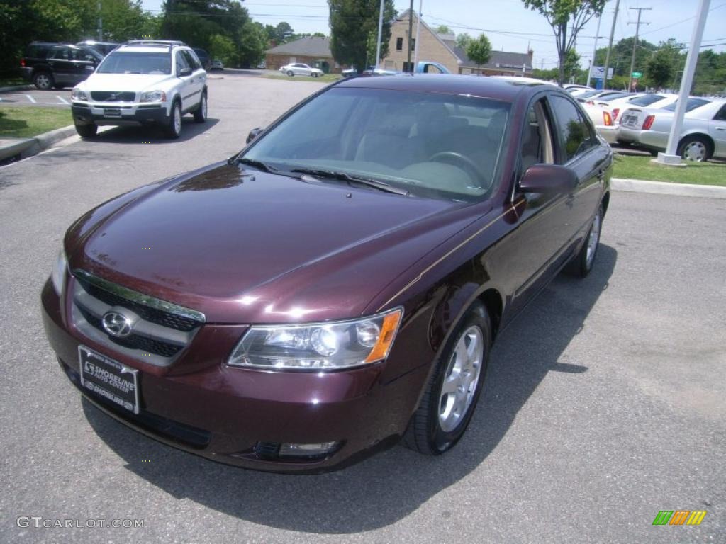 2006 Sonata LX V6 - Dark Cinnamon / Gray photo #1